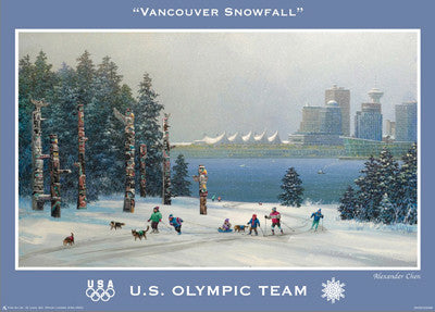 Vancouver 2010 "Snowfall" (US Olympic Team) - Fine Art Ltd.