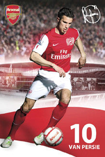 Robin Van Persie "Signature" Arsenal FC Poster - GB Eye 2011