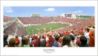 Virginia Tech Football "Farewell Big East" Lane Stadium Panoramic Poster - SG 2003