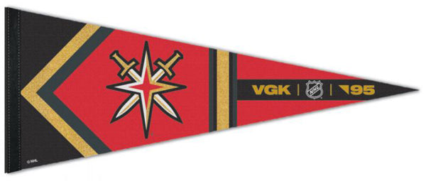 Vegas Golden Knights "VGK '95" NHL Hockey Reverse-Retro-Style Premium Felt Collector's Pennant - Wincraft