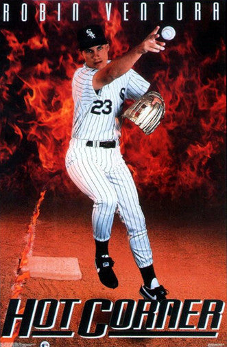 Robin Ventura Hot Corner Chicago White Sox Poster - Costacos Brothers 1992