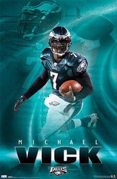 Michael Vick "Superstar" Philadelphia Eagles Poster - Costacos 2011