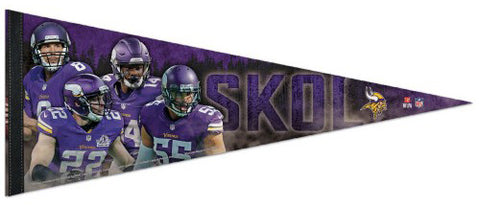 Minnesota Vikings "SKOL" 4-Player Premium Felt NFL Collector's PENNANT - Wincraft 2016