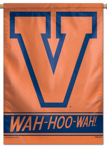 Virginia Cavaliers "Wah-Hoo-Wah!" College Vault Retro-Style Premium 28x40 Wall Banner - Wincraft Inc.
