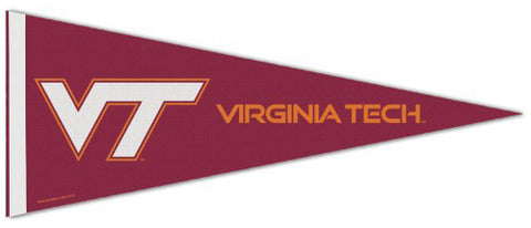 Virginia Tech Hokies Official NCAA Team Logo Premium Felt Collector's Pennant - Wincraft Inc.