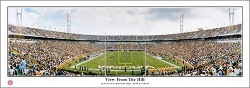 Virginia Cavaliers Football "View From The Hill" Scott Stadium Panoramic Poster Print - Everlasting Images