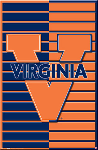 University of Virginia Official NCAA Logo Poster - Costacos Sports