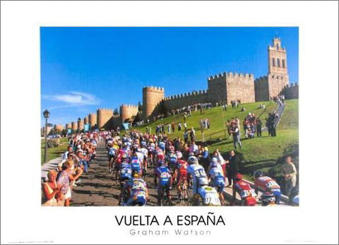 Vuelta a Espana (Avila) Cycling Premium Poster Print - Graham Watson 2004