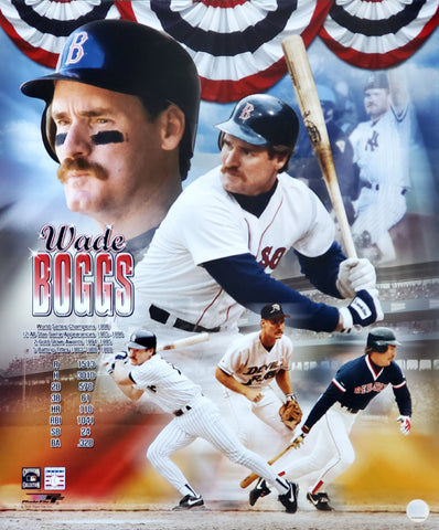 Wade Boggs "Cooperstown Classic" Boston Red Sox, Yankees, Rays Premium Poster Print - Photofile Inc.
