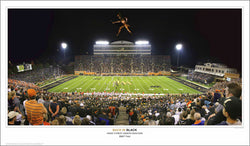 Wake Forest Football "Back in Black" BB&T Field Game Night Premium Poster Print - SPI 2008