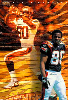 Peter Warrick "Bengal Style" Cincinnati Bengals NFL Action Wall Poster - Costacos Sports 2000