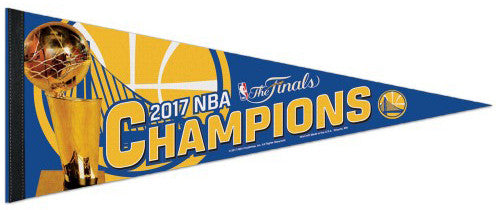Golden State Warriors 2017 NBA Champions Premium Felt Collector's Pennant - Wincraft