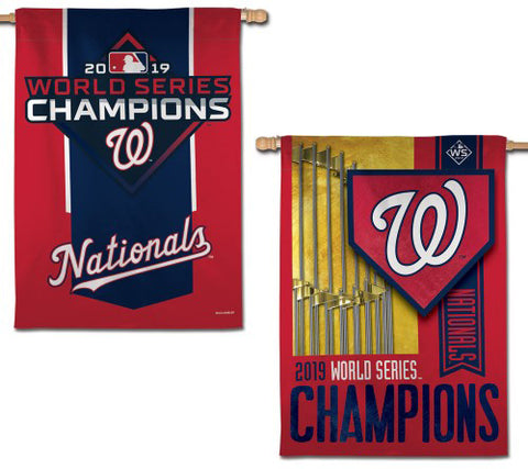 Washington Nationals 2019 World Series Champions 2-Sided Commemorative Wall Banner - Wincraft