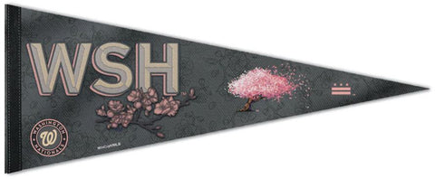 Washington Nationals "Cherry Blossoms" Official MLB City Connect Style Premium Felt Pennant - Wincraft Inc.