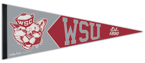 Washington State Cougars NCAA College Vault 1940s-Style Premium Felt Collector's Pennant - Wincraft Inc.