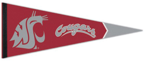 Washington State University Cougars Official NCAA Sports Team Logo Premium Felt Pennant - Wincraft Inc.
