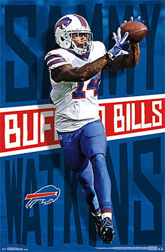 Sammy Watkins "Superstar" Buffalo Bills Wide Receiver NFL Action POSTER - Trends International
