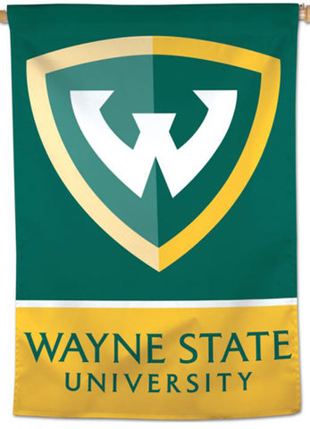 Wayne State University Warriors Official NCAA Team Logo Style NCAA Premium 28x40 Wall Banner - Wincraft Inc.