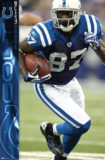 Reggie Wayne "Big Gain" Indianapolis Colts Poster - Costacos 2008