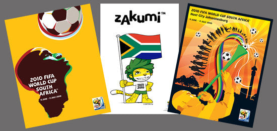 World Cup South Africa 2010 Official 3-Poster Combo - FIFA Originals