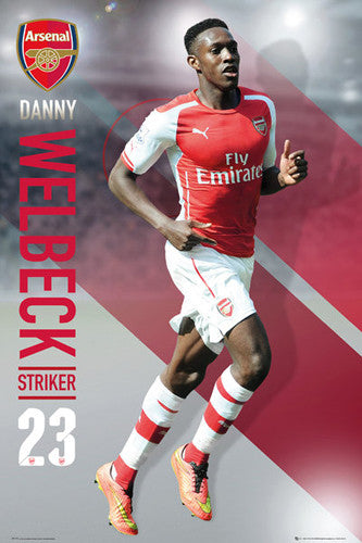 Danny Welbeck "Superstar" Arsenal FC Soccer Superstar Action Poster - GB Eye 2015