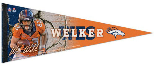 Wes Welker "Signature Series" Denver Broncos Premium Felt Collector's Pennant - Wincraft