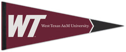 West Texas A&M Buffaloes Official NCAA Team Logo Premium Felt Pennant - Wincraft Inc.