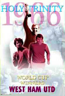 West Ham United "Holy Trinity 1966" Poster - U.K. 2004