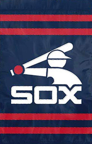 Chicago White Sox "Batterman" Classic MLB Premium Applique Team Banner Flag - Party Animal