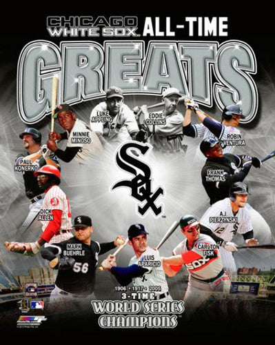 Chicago White Sox All-Time Greats (12 Legends, 3 Championships) Premium Poster Print - Photofile