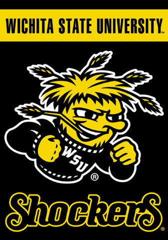 Wichita State Shockers Official 28x40 NCAA Premium Team Banner - BSI Products