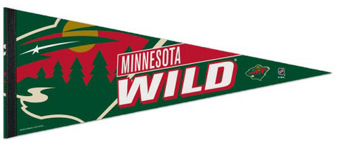 Minnesota Wild Official NHL Hockey Logo-Style Premium Felt Collector's Pennant - Wincraft