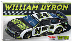 William Byron NASCAR #24 RAPTOR Chevrolet ZL1 (2023) Huge 3' x 5' Banner Flag - Wincraft