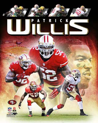 Patrick Willis "Domination" San Francisco 49ers Premium Poster Print - Photofile 16x20