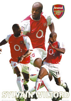 Sylvain Wiltord "Bright Star" Arsenal FC Poster - GB 2003