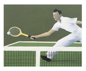 Men's Tennis "Wimbledon 1936" Vintage-Style Classic Art Poster Print - Modern Art Editions