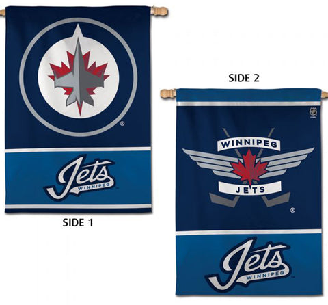 Winnipeg Jets Official NHL Hockey 2-Sided Vertical Flag Wall Banner - Wincraft Inc.
