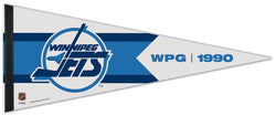 Winnipeg Jets "WPG 1990" NHL Reverse-Retro 2022-23 Premium Felt Collector's Pennant - Wincraft
