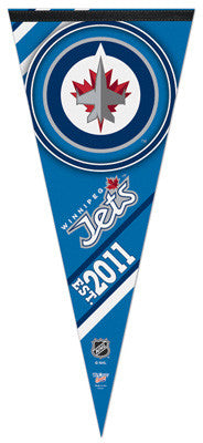 Winnipeg Jets "Est. 2011" EXTRA-LARGE Premium Felt Collector's Pennant - Wincraft
