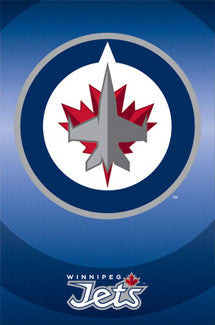 Winnipeg Jets Official NHL Hockey Team Logo Poster - Trends International
