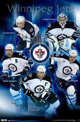 Winnipeg Jets "Superstars" 2011-12 Poster - Costacos Sports