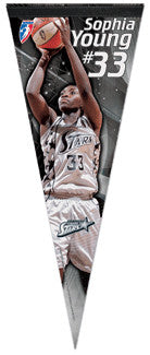 Sophia Young "Superstar" WNBA Premium Collector's Pennant