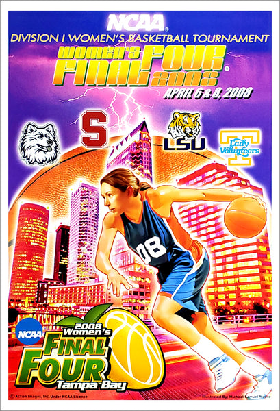 NCAA Women's Basketball Final Four 2008 Official Poster (Tennessee