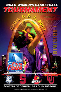NCAA Women's Final Four 2009 Official Poster - Action Images