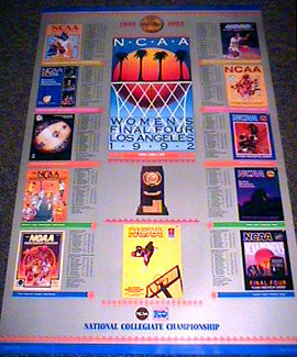 NCAA Women's Final Four (1992) Official Poster - Action Images