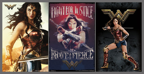 Wonder Woman (Gal Gadot) 3-Poster Combo Set - Trends International