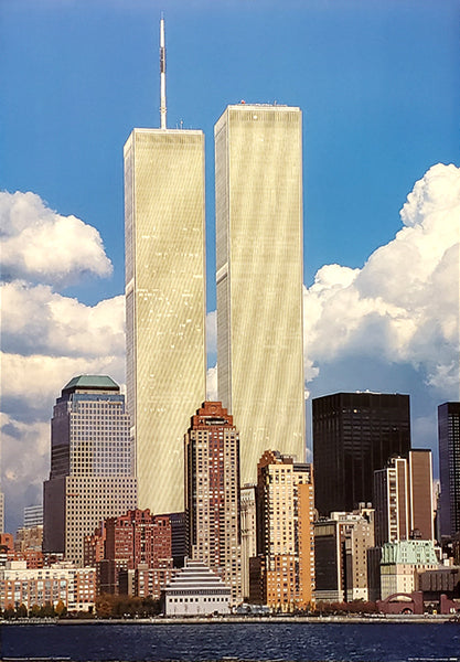 New York City World Trade Center "Twin Towers Majesty" Poster - Pyramid Posters 2001