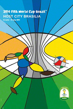 FIFA World Cup 2014 Official Venue Poster - Brasilia (#0946)