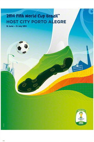 FIFA World Cup 2014 Official Venue Poster - Porto Alegre (#0952)