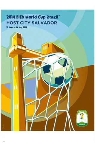 FIFA World Cup 2014 Official Venue Poster - Salvador (#0955)